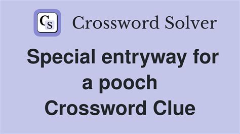 crossword clue search|Pooch crossword clue